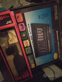 Mixer video vintage + microfono jvc