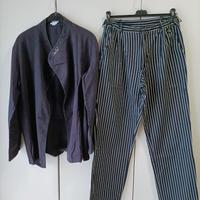 COMPLETO CHEF (GIACCA + PANTALONI + GREMBIULE)