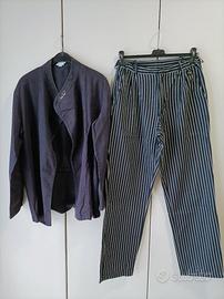 COMPLETO CHEF (GIACCA + PANTALONI + GREMBIULE)