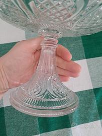 Alzatina in vetro sagomato 