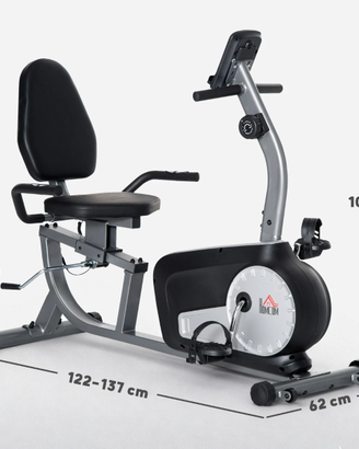 cyclette homcom orizzontale