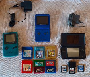 Gameboy GBA sp color Ds Pokémon ORIGINALI NINTENDO
