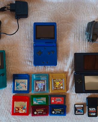 Gameboy GBA sp color Ds Pokémon ORIGINALI NINTENDO