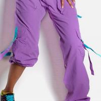 Pantaloni Zumba Cargo viola/azzurri taglia S