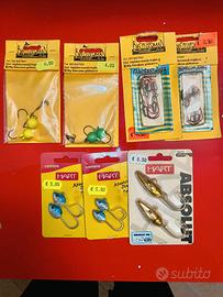 Lotto testine piombate pesca spinning