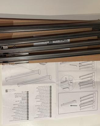 Guide telescopiche per forno 4pz cod 561185425