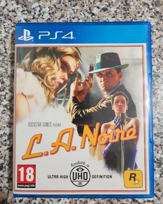 L.A. L A La Noire ps4