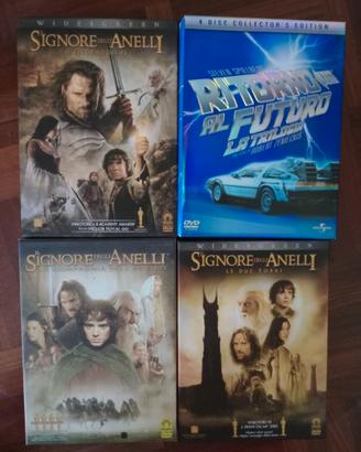 Saga Signore degli Anelli + Ritorno al Futuro DVD