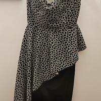 vestito tubino e fantasia leopardata