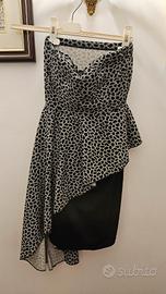 vestito tubino e fantasia leopardata