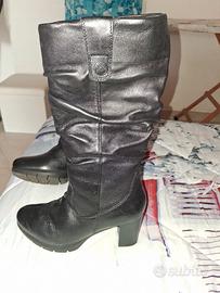 stivali vera pelle nuovi
