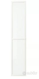 Anta ikea a vetro bianche più cerniere 