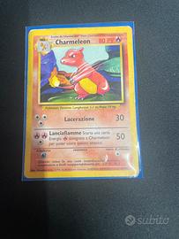 Carta pokemon charmeleon prima edizione