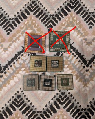 Lotto 5 CPU Intel vintage