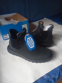 Scarpe da uomo, marca DUDE,  in vera pelle nera
