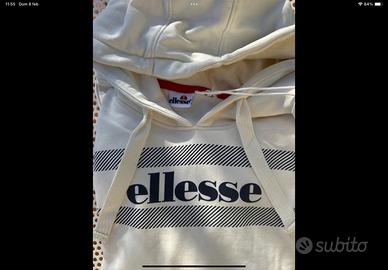 Felpa Ellesse nuova bianca