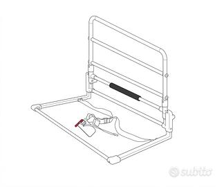 Sponda Sicurezza Letto + Sedia doccia disabili