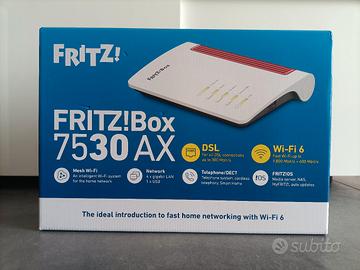 Modem router FRITZ!BOX 7530AX WiFi 6 Nuovo 