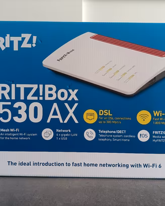 Modem router FRITZ!BOX 7530AX WiFi 6 Nuovo 