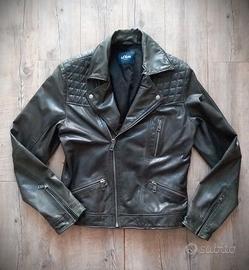 Giacca n pelle moto Cafe Racer, biker style