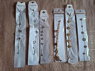 bracciali e collane 5€ l'uno acciaio inossidabile 