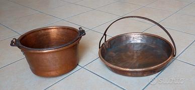 COPPIA OGGETTI IN RAME