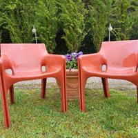 Coppia Sedie Gaudi Artemide Vintage