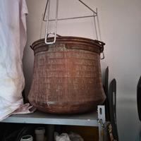 pentola vintage in rame