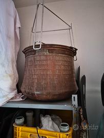 pentola vintage in rame