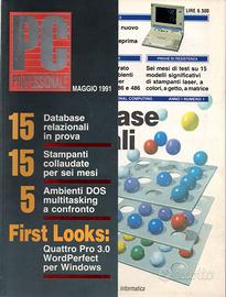 Rivista PC Professionale anno I n.1 maggio 1991