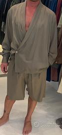 Completo uomo seta lino sartoriale napoli mikonos