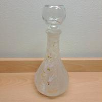 Ampolla in vetro decorata a mano