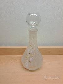 Ampolla in vetro decorata a mano