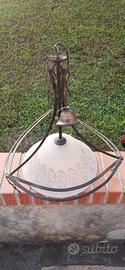 Coppia Lampadari Antichi