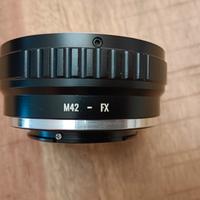 Adattatore obiettivi M42-Fuji X