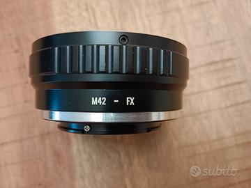 Adattatore obiettivi M42-Fuji X