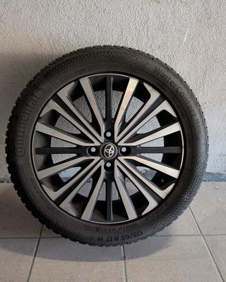 gomme invernali e cerchi originali Toyota 