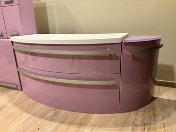 Mobile bagno laccato lucido