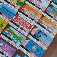 19 schede telefoniche vintage da collezione 