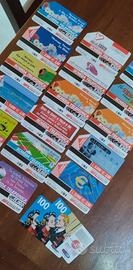 19 schede telefoniche vintage da collezione 