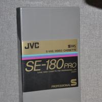 VIDEOCASSETTA JVC S-VHS PROFESSIONALE  SE 180