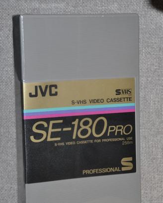 VIDEOCASSETTA JVC S-VHS PROFESSIONALE  SE 180