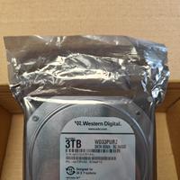 Hard Disk Western Digital 3 TB Purple Nuovo