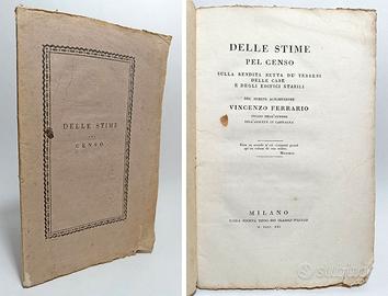 DELLE STIME PEL CENSO SULLA RENDITA NETTA DE' TERR