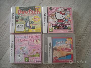 4 giochi per NINTENDO DS tedesco/italiano