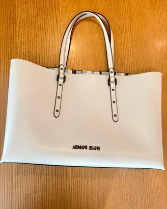 borsa bianca Armani Jeans