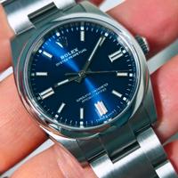 Rolex OP 36mm blu soleil 126000 like new 2022 full