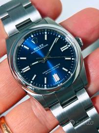 Rolex OP 36mm blu soleil 126000 like new 2022 full