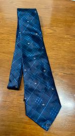 Cravatta blu Burberry London Blu