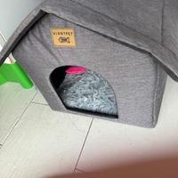 Cuccia termica interno ed esterno per gatti o cani